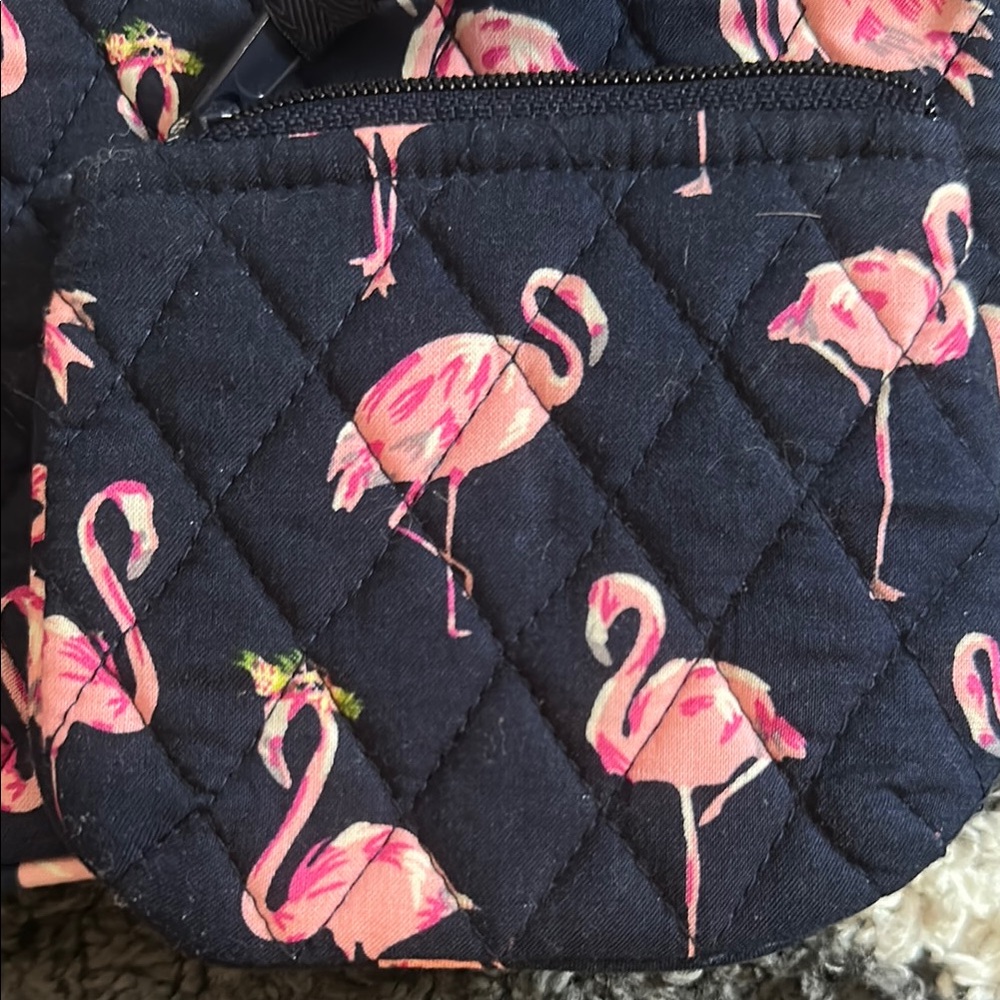Vera Bradley Flamingo Print Accessory Set - Pink and Black - Picture 4 of 7